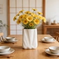 thumbnail image 1 of Creative Plastic Vase Centerpiece for Fresh Dried Flowers Home Decor Bedroom Kitchen Living Room Durable Shatterproof 6x5 Inch Multicolor Table Decor Floral Arrangement Ornament, 1 of 5