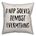 thumbnail image 1 of Creative Products A Nap Solves Almost Everything 20x20 Spun Poly Pillow, 1 of 1