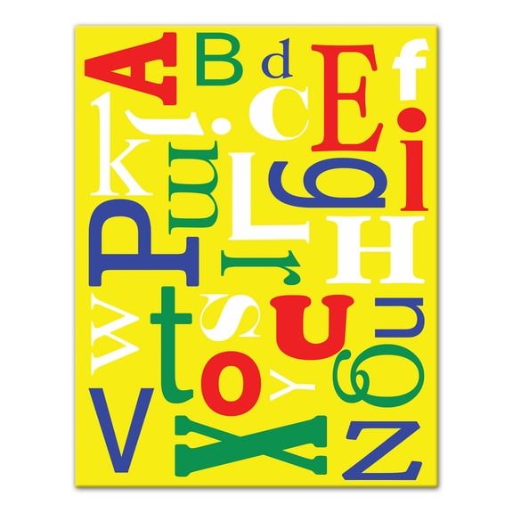 Creative Products ABC Jumble 11x14 Canvas Wall Art