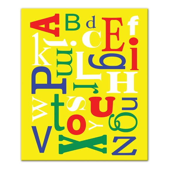 Creative Products ABC Jumble 20x24 Canvas Wall Art