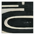 thumbnail image 1 of Creative Products Abstract Black And Tan Swoops 36 x 36 Canvas Wall Art, 1 of 5