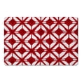 thumbnail image 1 of Creative Products Abstract Diamonds Red 27x18 Floor Mat, 1 of 1