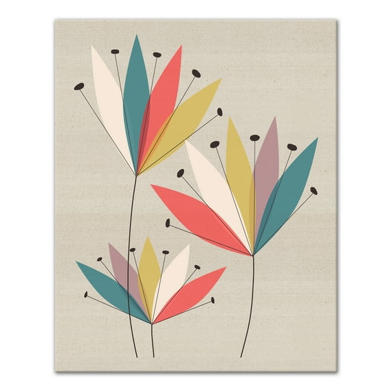 Creative Products Abstract Floral 16x20 Canvas Wall Art
