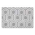 thumbnail image 1 of Creative Products Abstract Hexagons Gray 27x18 Floor Mat, 1 of 2