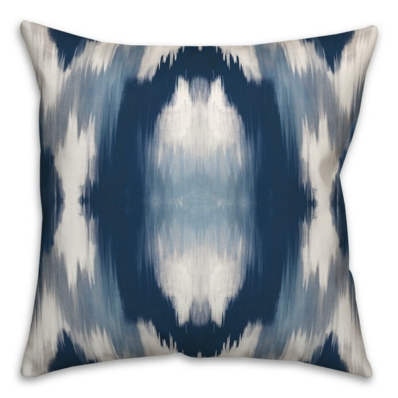 Creative Products Abstract Paint Blue 16 x 16 Indoor / Outdoor Pillow