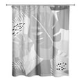 thumbnail image 1 of Creative Products Abstract Tropical Leaves 1 71x74 Shower Curtain, 1 of 2