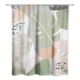 thumbnail image 1 of Creative Products Abstract Tropical Leaves 5 71x74 Shower Curtain, 1 of 7