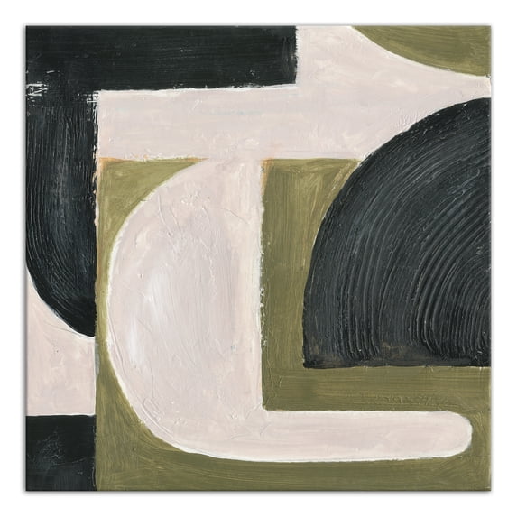 Creative Products Abstract With Green 30 x 30 Canvas Wall Art