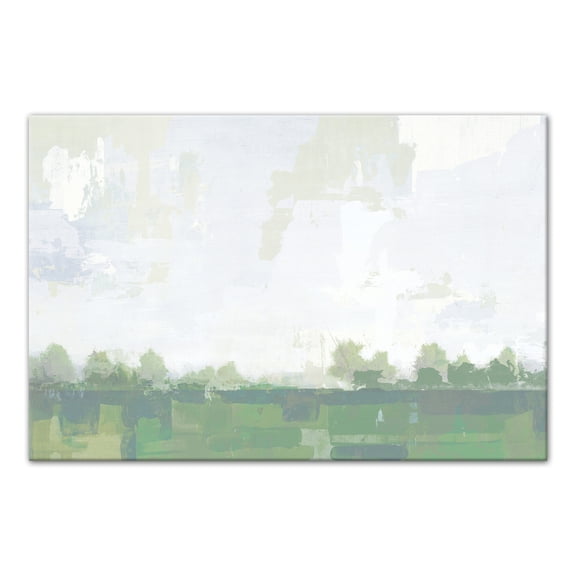 Creative Products Abstracy Patchy Green Landscape 20x30 Canvas Wall Art