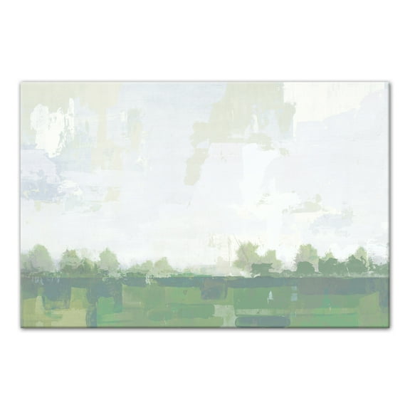 Creative Products Abstracy Patchy Green Landscape 32x48 Canvas Wall Art