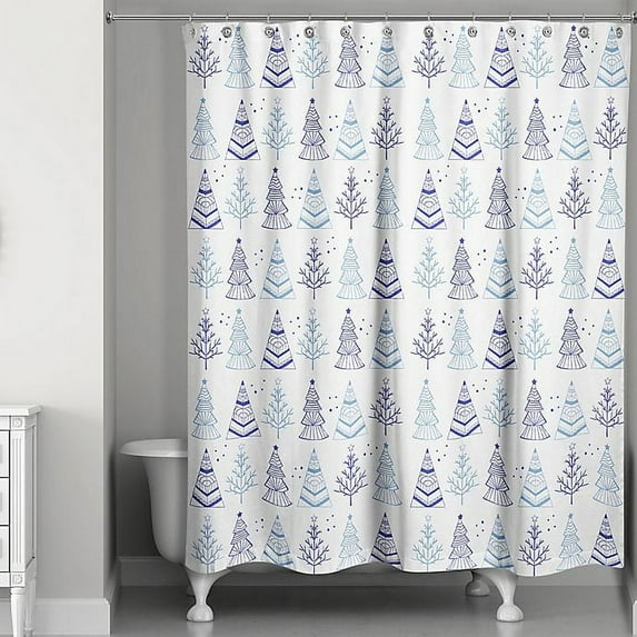 Creative Products Abundance Of Trees 71x74 Shower Curtain