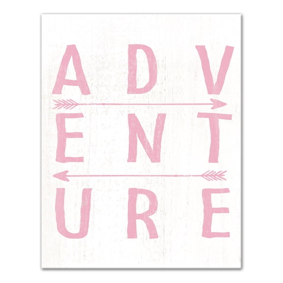Creative Products Adventure Arrows Pink 11x14 Canvas Wall Art