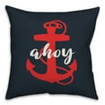 thumbnail image 1 of Creative Products Ahoy Anchor 16x16 Spun Poly Pillow, 1 of 3