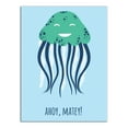 thumbnail image 1 of Creative Products Ahoy Matey Jellyfish 12 x 16 Canvas Wall Art, 1 of 5