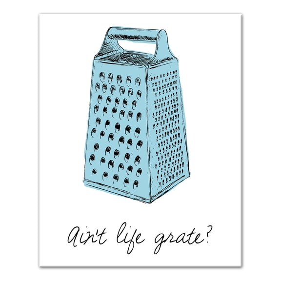 Creative Products Ain't Life Grate 8x10 Canvas Wall Art