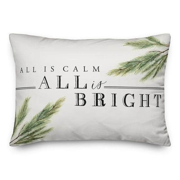 Creative Products All Is Bright 20 x 14 Spun Poly Pillow