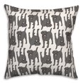 thumbnail image 1 of Creative Products All the Black Labs 16 x 16 Spun Poly Pillow, 1 of 3