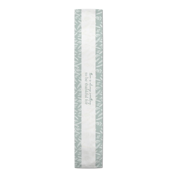 Creative Products Always Something To Be Thankful For 16x72 Poly Twill Table Runner