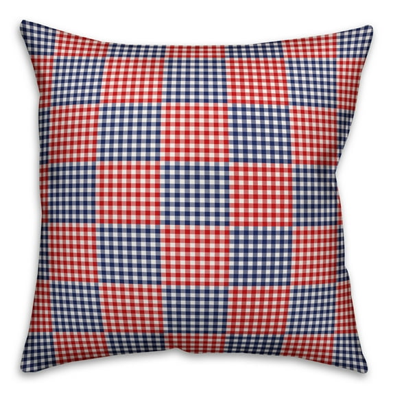 Creative Products American Buffalo Check 18x18 Spun Poly Pillow