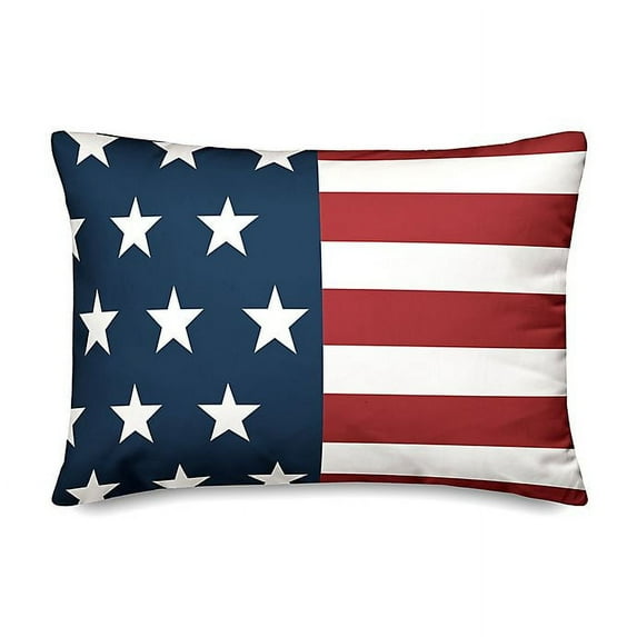 Creative Products American Flag 14x20 Spun Poly Pillow