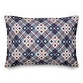 thumbnail image 1 of Creative Products American Star Plaid Pattern 14x20 Spun Poly Pillow, 1 of 3