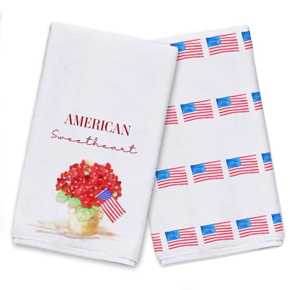 Creative Products American Sweetheart 16 x 25 Tea Towel Set of 2