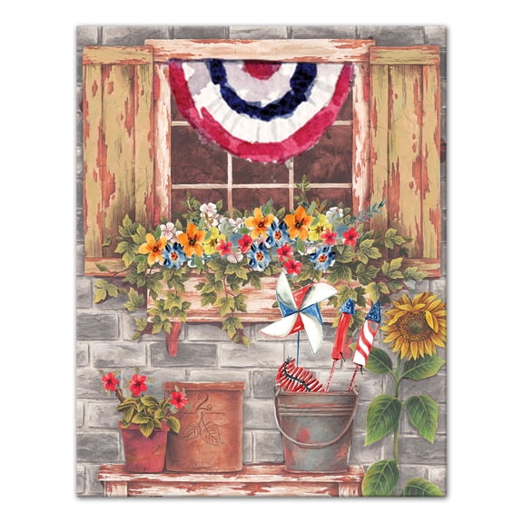 Creative Products American Window 11 x 14 Canvas Wall Art