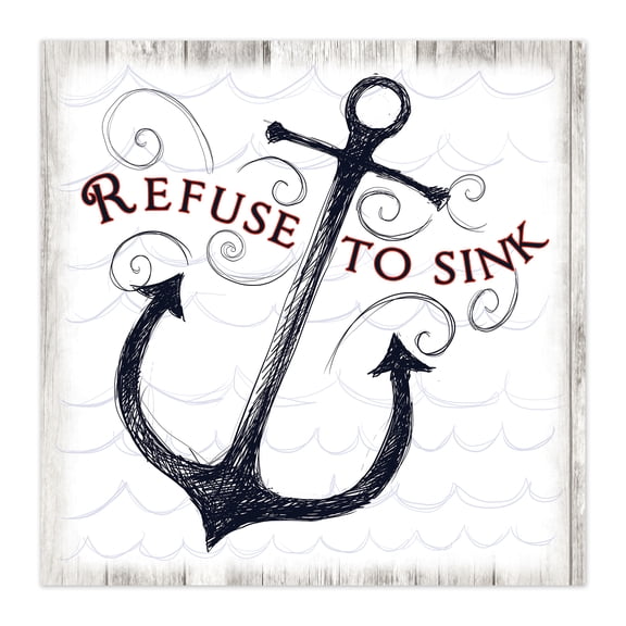 Creative Products Anchors Away 20x20 Canvas Wall Art