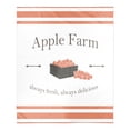 thumbnail image 1 of Creative Products Apple Farm 50 x 60 Sherpa Fleece Blanket, 1 of 3