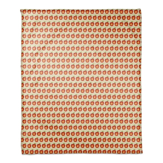 Creative Products Apple Pattern 50x60 Coral Fleece Blanket