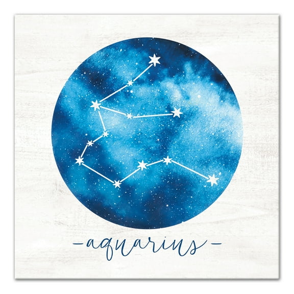 Creative Products Aquarius Constellation 16x16 Canvas Wall Art