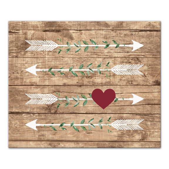 Creative Products Arrow Heart 20x24 Canvas Wall Art