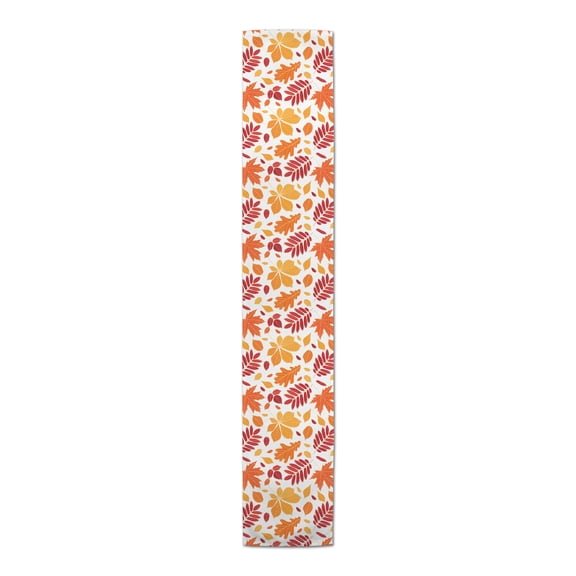 Creative Products Autumn Leaves Pattern 16x72 Cotton Twill Table Runner