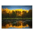 thumbnail image 1 of Creative Products Autumn Pond Reflection 40x30 Canvas Wall Art, 1 of 5