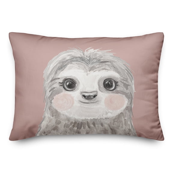 Creative Products Baby Sloth 20 x 14 Spun Poly Pillow