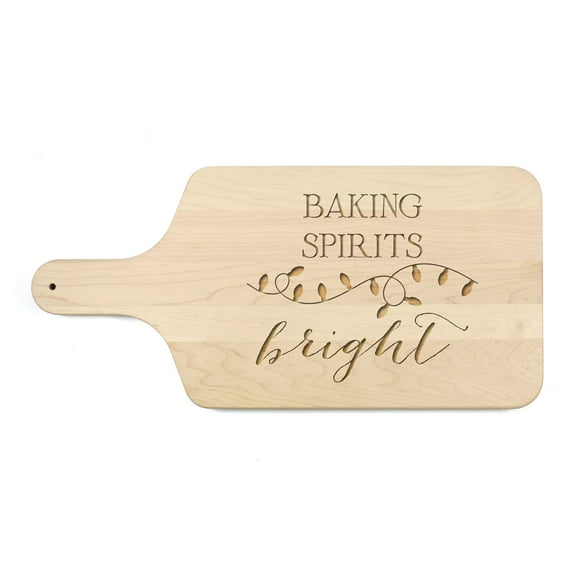 Creative Products Baking Spirits Bright 17 x 8 Maple Paddle Cutting Board