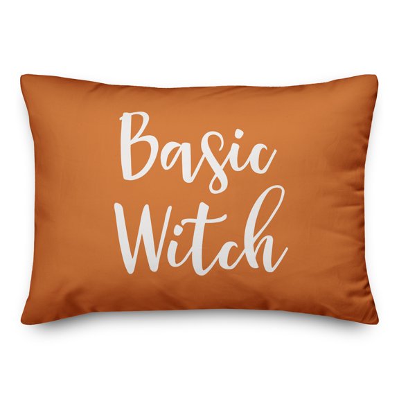 Creative Products Basic Witch in Orange 14 x 20 Spun Poly Pillow