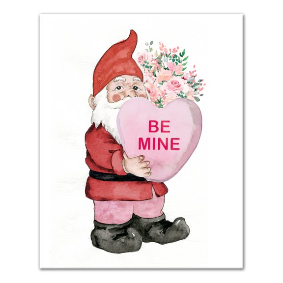 Creative Products Be Mine Gnome 16 x 20 Canvas Wall Art