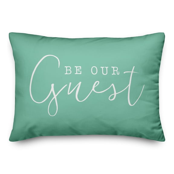 Creative Products Be Our Guest Mint 14x20 Indoor / Outdoor Pillow