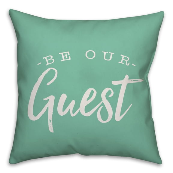 Creative Products Be Our Guest Mint 16x16 Indoor / Outdoor Pillow