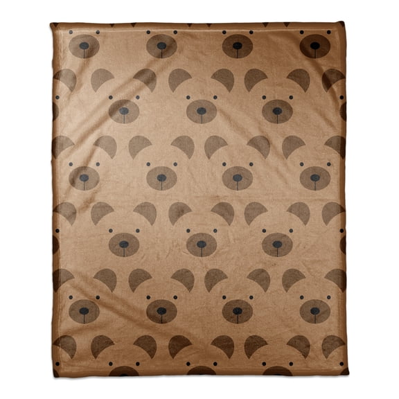 Creative Products Bear Face Friend 50x60 Throw Blanket