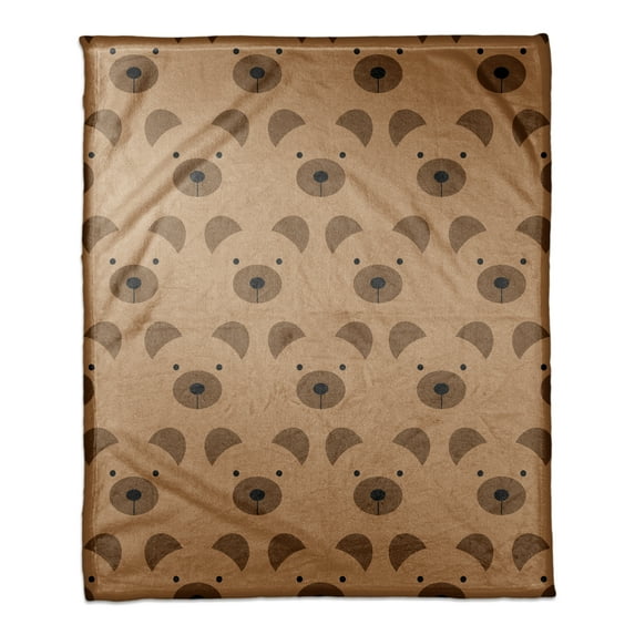 Creative Products Bear Face Friend 50x60 Throw Blanket