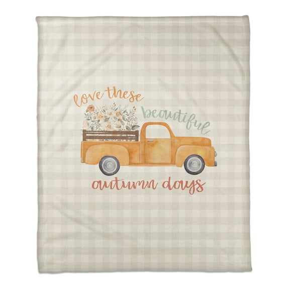 Creative Products Beautiful Autumn Days 50x60 Coral Fleece Blanket