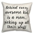 thumbnail image 1 of Creative Products Behind Every Awesome Kid 18x18 Spun Poly Pillow, 1 of 2