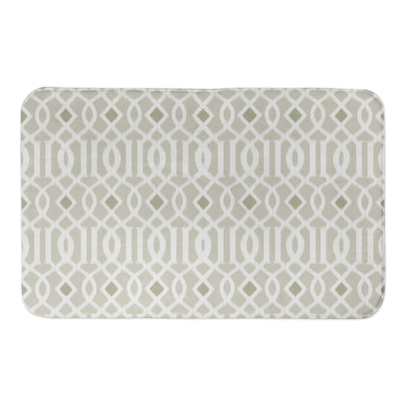 Creative Products Beige Kirkwood 34x21 Bath Mat