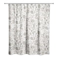 thumbnail image 1 of Creative Products Beige Watercolor Floral 71x74 Shower Curtain, 1 of 2