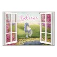 thumbnail image 1 of Creative Products Believe In Unicorns Window 20x30 Canvas Wall Art, 1 of 5