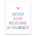 thumbnail image 1 of Creative Products Believe in Yourself 11x14 Canvas Wall Art, 1 of 5