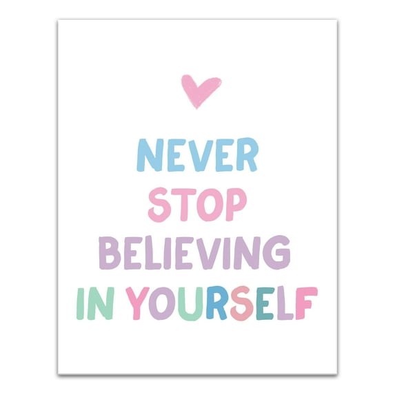 Creative Products Believe in Yourself 11x14 Canvas Wall Art