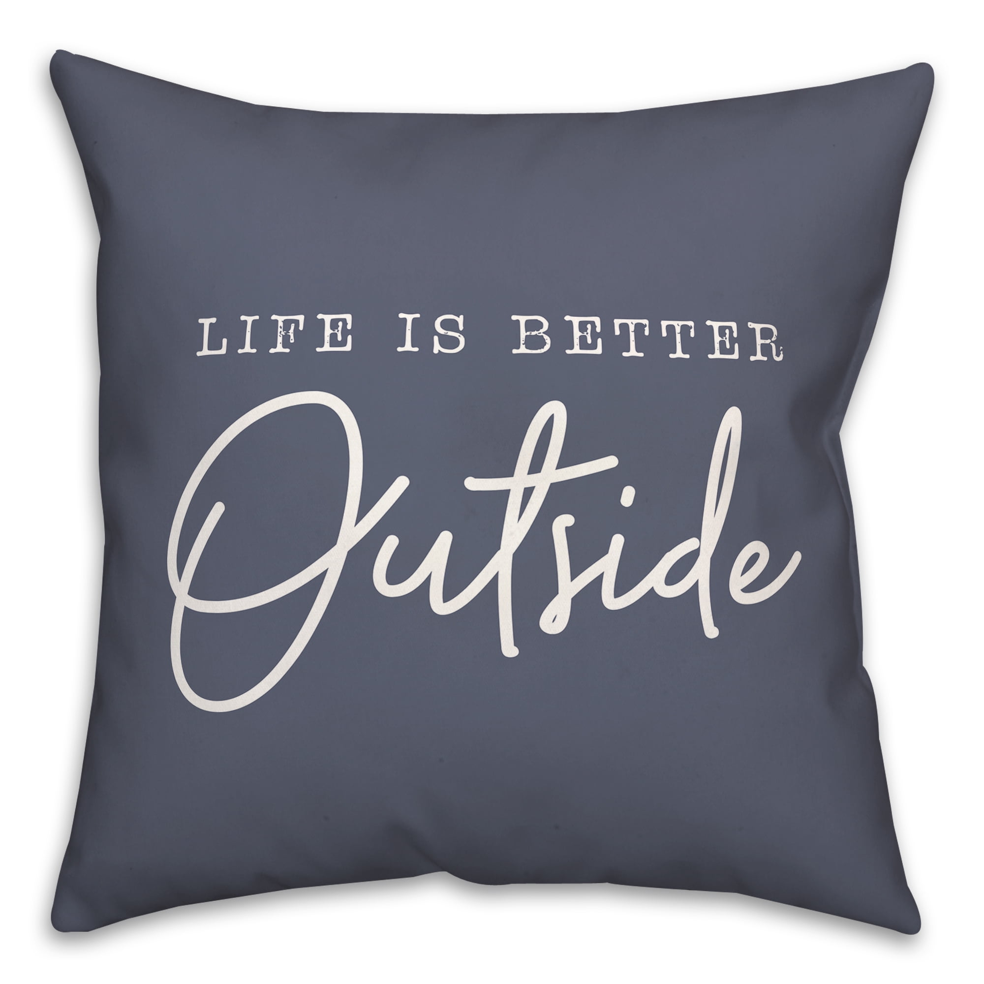 Creative Products Better Outside Blue 20 x 20 Indoor / Outdoor Pillow